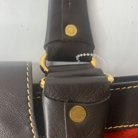 Dooney & Bourke red suede leather satchel bag - Picture 12 of 12